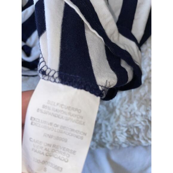 Copper Key Women’s Sz. S Blue & White Striped Top. Exc. Condition - Picture 6 of 8